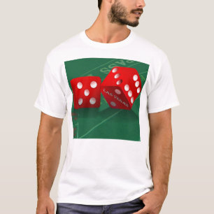 Camiseta Craps Table con los dados de Las Vegas