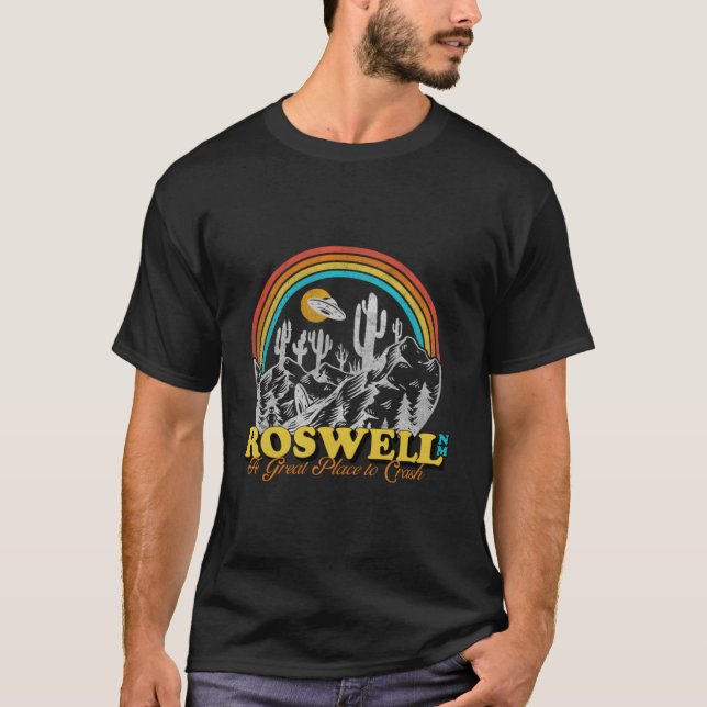 Camiseta Crash de Roswell Nuevo México Ufo (Anverso)