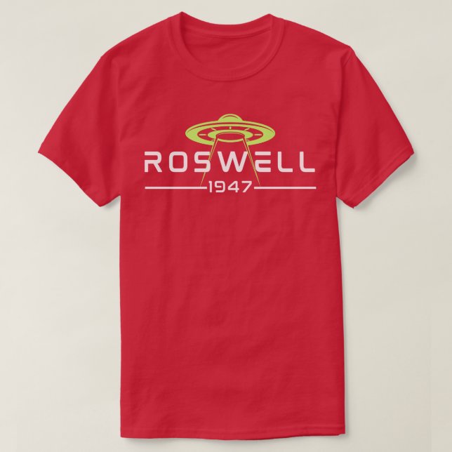 Camiseta Crash de Saucer Volador Roswell 1947 (Diseño del anverso)