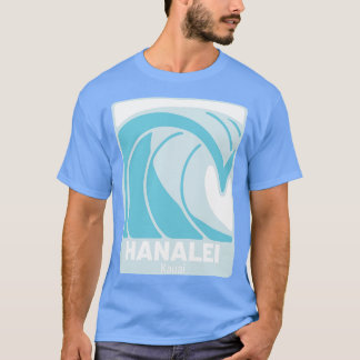 Camiseta Crash Hanalei Beach Kauai Hawaii Océano Atlántico 