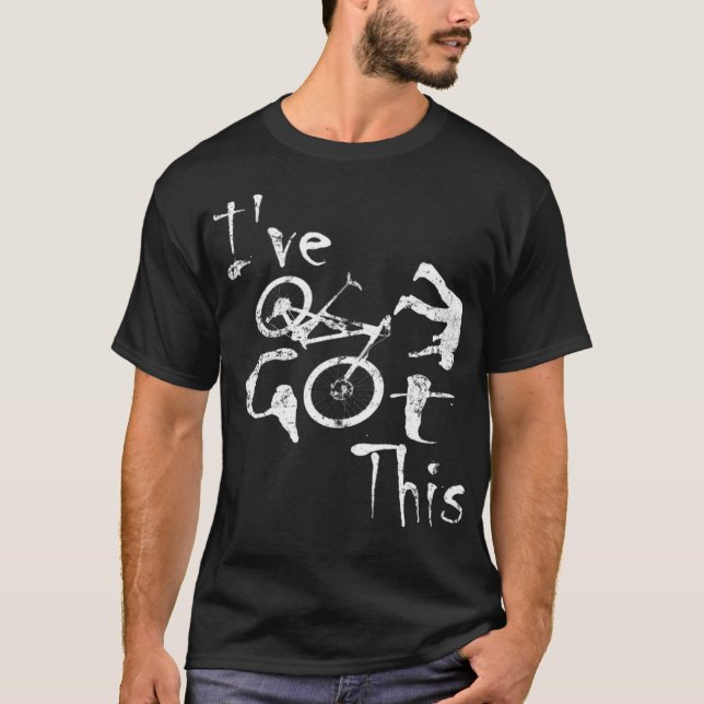 Camiseta Crash MTB Tengo este regalo de barro cuesta abajo (Anverso)
