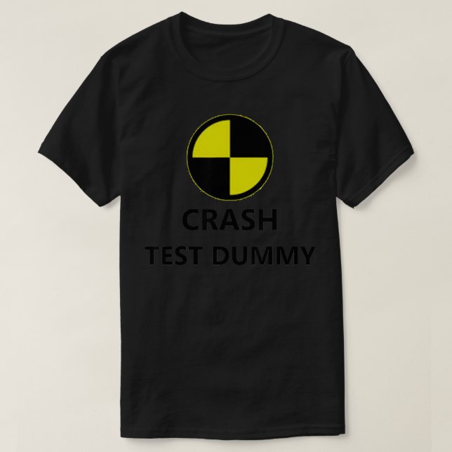 Camiseta Crash Test Dummy Easy Last Minute Funny Halloween (Diseño del anverso)
