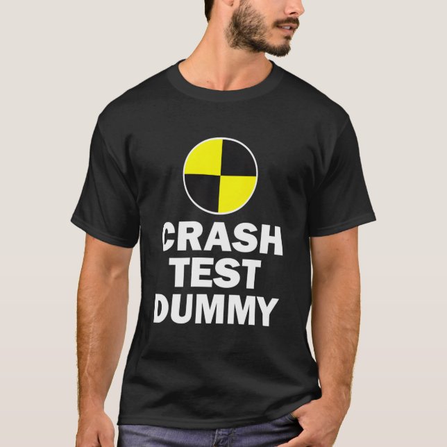 Camiseta Crash Test Dummy Last Minute Costume Funny Hallowe (Anverso)