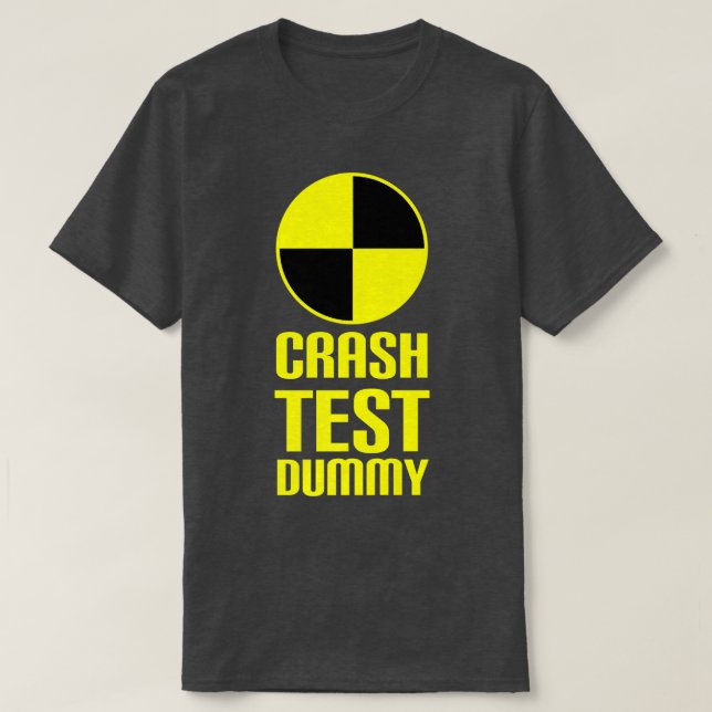 Camiseta Crash Test Dummy Last Minute Costume Funny Hallowe (Diseño del anverso)