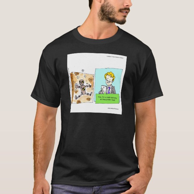 Camiseta Crash Text Dummy Funny (Anverso)