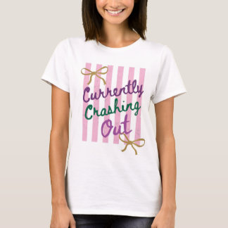Camiseta Crashing Out Actualmente, Lazo Coquette