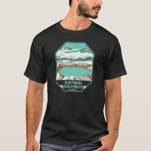 Camiseta Crater de la Cumbre del Parque Nacional Katmai