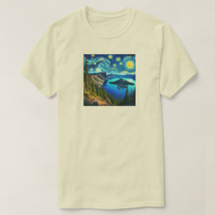 Camiseta Cráter del Lago Nacional Estrellado