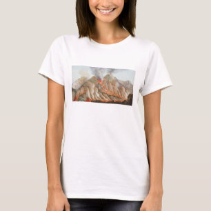 Camiseta Cráter del monte Vesubio de un dibujo original