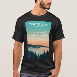 Camiseta Crater Lake National One star reseña el parque sub