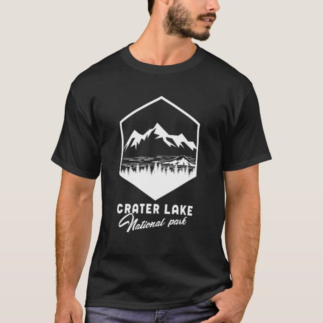 Camiseta Crater Lake National Park Hiking Vacation 2 (Anverso)