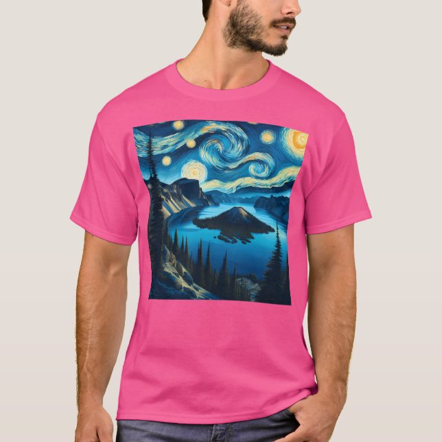 Camiseta Crater Lake National Park Oregon Usa Design In The (Anverso)