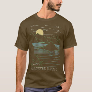 Camiseta Crater Linate Lake National Park Crater Lake Art