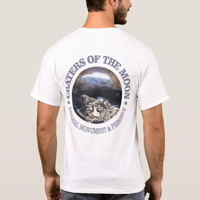 Camiseta Cráteres de la Luna (Reverso)