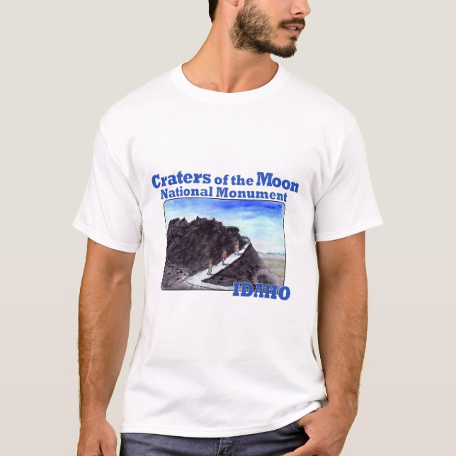 Camiseta Craters of the Moon National Monument, Idaho (Anverso)