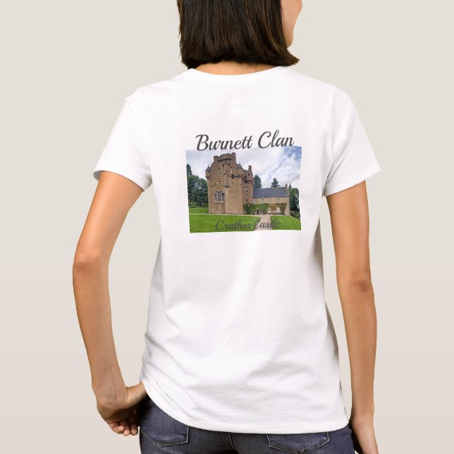 Camiseta Crathes Castle T-Shirt de Escocia (Reverso)