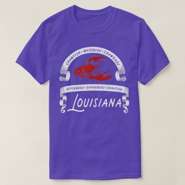 Camiseta Crawaddy Crayfish Luisiana (Diseño del anverso)