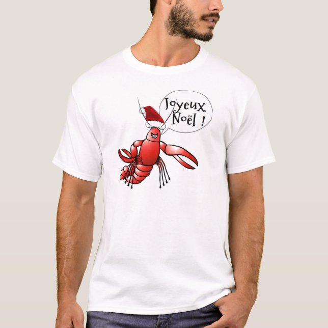Camiseta Crawdad de Santa (buches de Santa) (Anverso)