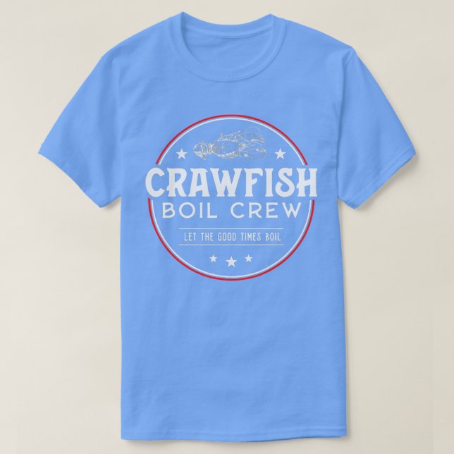 Camiseta Crawfish Boil Crew Coincide con Cangrejo de Marisc (Diseño del anverso)
