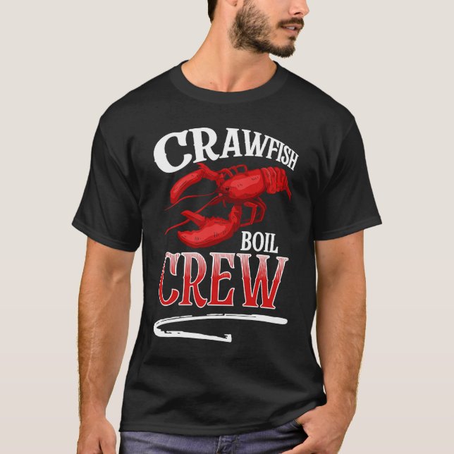 Camiseta Crawfish Boil Crew Crayfish (Anverso)