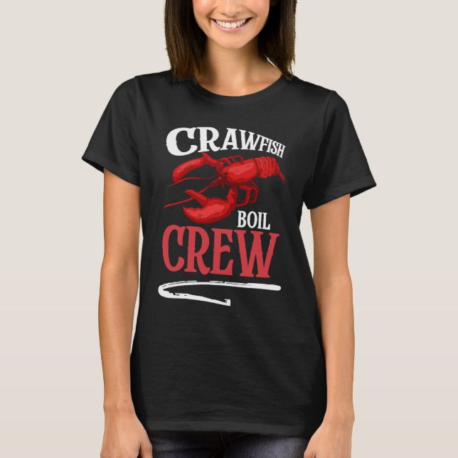 Camiseta Crawfish Boil Crew Crayfish  2 (Anverso)