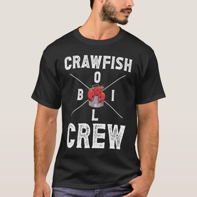 Camiseta Crawfish Boil Crew Crayfish  3 (Anverso)