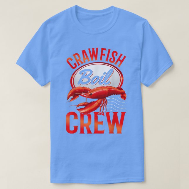 Camiseta Crawfish Boil Crew Funny Crayfish Comer (Diseño del anverso)