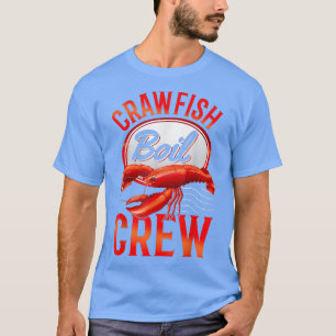 Camiseta Crawfish Boil Crew Funny Crayfish Comer