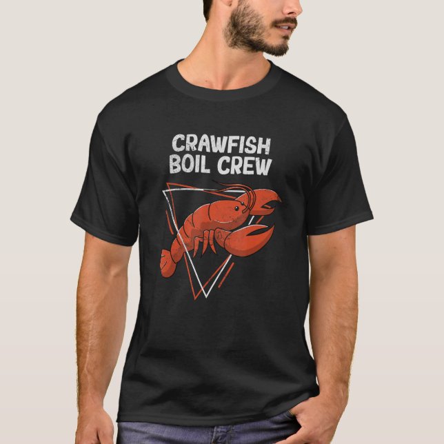 Camiseta Crawfish Boil Crew Love Crayfish  Texas Crawfish C (Anverso)