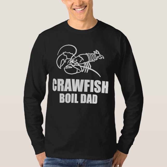 Camiseta Crawfish Boil Dad Daddy Fathers Day  1 (Anverso)