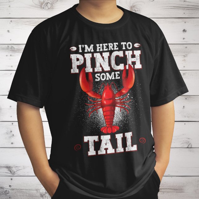 Camiseta Crawfish Boil divertido, estoy aquí para hacer un  (Subido por el creador)