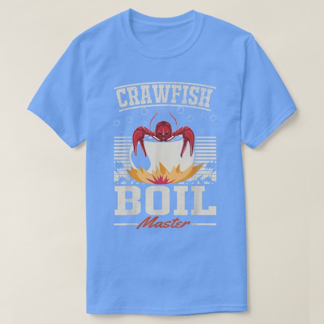 Camiseta Crawfish Boil Master Crayfish Comedor (Diseño del anverso)