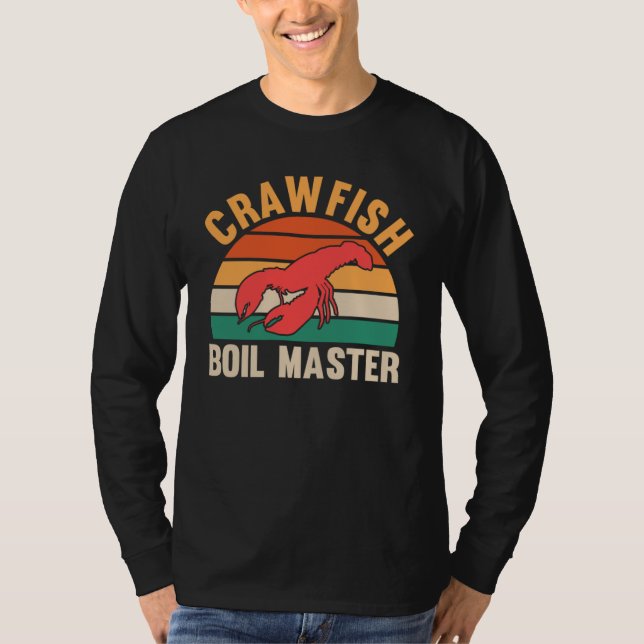 Camiseta crawfish boil master fish (Anverso)