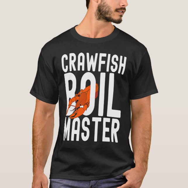 Camiseta Crawfish Boil Master Mens Crawfish Crew  1 (Anverso)
