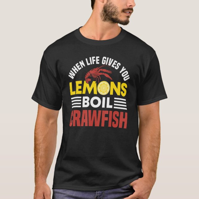 Camiseta Crawfish Boiler Lobster Trap Louisiana Crawfish Co (Anverso)