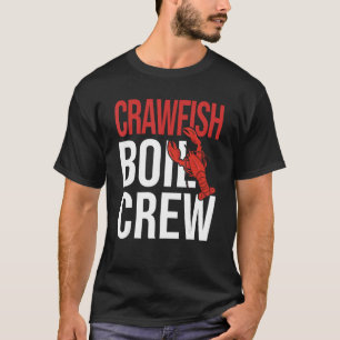 Camiseta Crawfish Bot Crema Crayfish Mar Alimentos Crawfish