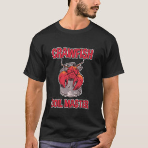 Camiseta Crawfish Bot Master Seafood Cajun Cooking