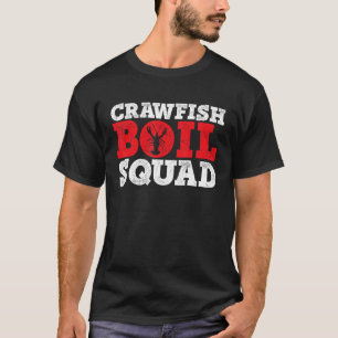 Camiseta Crawfish Bot Squad Crayfish Mudbug Cajun