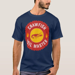 Camiseta Crawfish Hervir Master Cajun Seafood Festival Retr