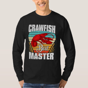 Camiseta Crawfish Hirrido maestro Cajun Crawfish Hervir Caj