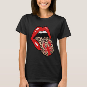 Camiseta Crawfish Leopardo Tounge Crawfish Boil Funny Lobst