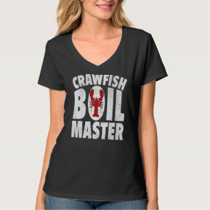 Camiseta Crawfish Maestro de hierbas Mens Cajun Festival Cr