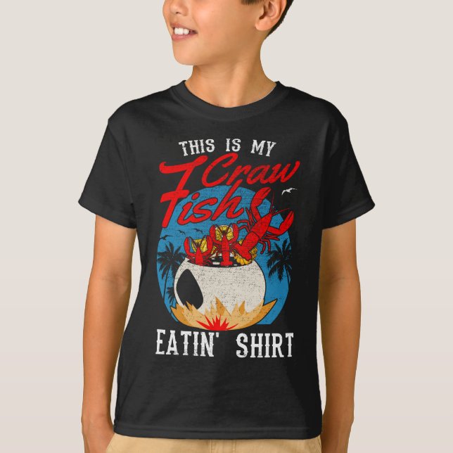 Camiseta Crawfish Season Boil Crawfish Eating (Anverso)