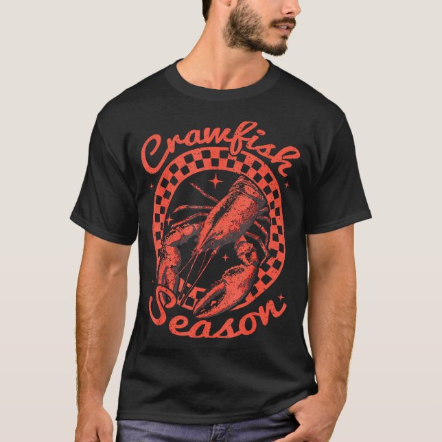 Camiseta Crawfish Season Crawfish Boil Lobster Cajun Men Wo (Anverso)