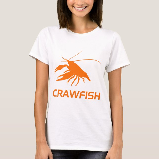Camiseta crawfish's silhouette (Orange) (Anverso)