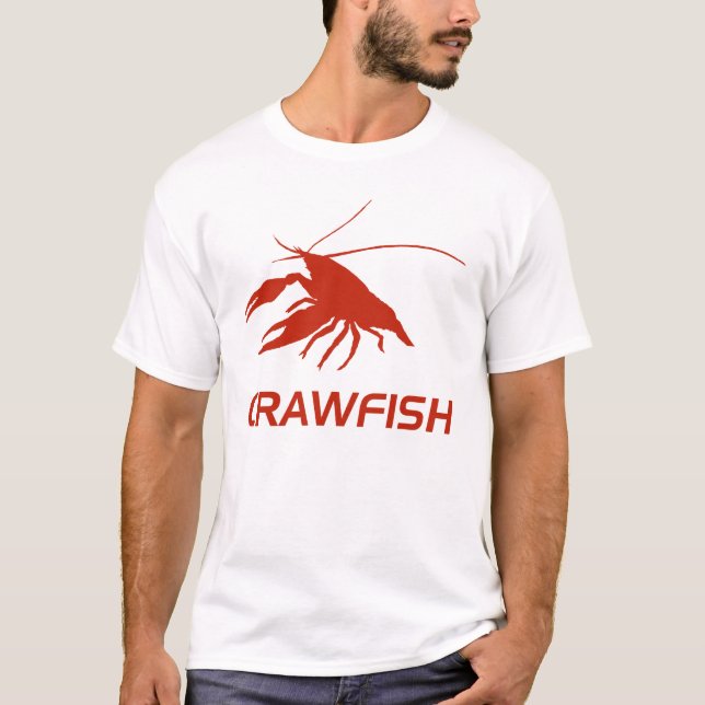 Camiseta crawfish's　silhouette (Red) (Anverso)