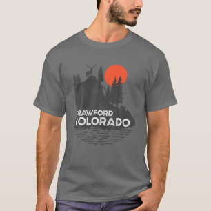 Camiseta Crawford Colorado Camping Nature Desig