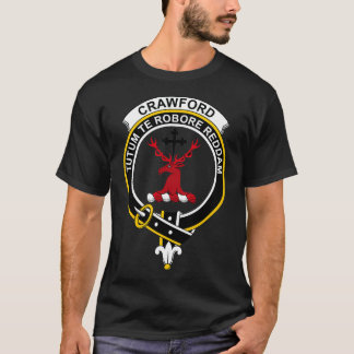 Camiseta Crawford Escudo Tartan Clan Scottish Clan