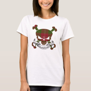 Camiseta Crawford Tartan Skull Shirt