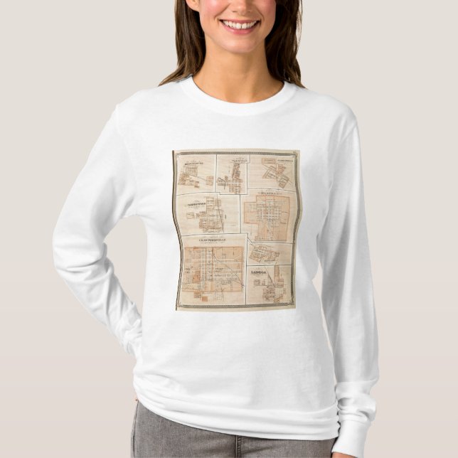 Camiseta Crawfordsville, Montgomery Co con Brownsburg (Anverso)